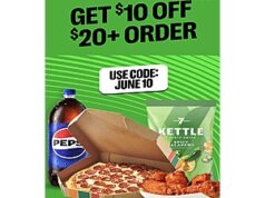 $10.00 – 7-Eleven 7NOW App: $10 Off $26+ (6/6/26 only) with code JUNE10 7-Eleven 7NOW App logo with discount offer