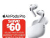 $249.00 – Meijer: Apple Airpods Pro 3 + $60 Coupon for next in-store purchase $190 Apple Airpods Pro 3 in charging case