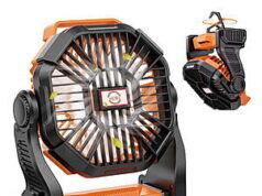 $20.23 – Camping Fan with LED Lantern (Orange/Green/Black) + Free S&H w/ Walmart+ or on $35+ Camping Fan with LED Lantern (Orange/Green/Black) on Walmart.com