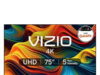 $269.00 – Vizio 75 inch Class 4K Series LED TV + 5 Year Warranty $269 Vizio 75 inch Class 4K Series LED TV with 5-year warranty