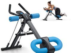 $39.99 – MERACH Adjustable Ab Trainer Machine w/ Knee Protection & LCD Display (Various) MERACH Adjustable Ab Trainer Machine with knee protection and LCD display