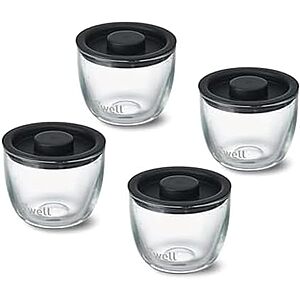 S'well Glass Prep Bowl Set Deal 4-Pack 12-Ounce S'well Glass Prep Bowl Set with Lids in Vintage Pastels