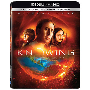 Knowing 4K Ultra HD Blu-ray deal Knowing 4K Ultra HD Blu-ray cover