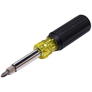 Klein Tools Multi Bit Screwdriver on Amazon 11-in-1 Klein Tools Multi Bit Screwdriver & Nut Driver