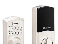 $37.22 – YMMV: Kwikset HomeConnect 620 Traditional Satin Nickel Smart Keypad Electronic Deadbolt Lock ft. SmartKey Security one_size | 98935-001 at Lowe’s Kwikset HomeConnect 620 Smart Keypad Electronic Deadbolt Lock in Satin Nickel