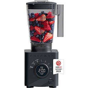 Chefman Oblimiter blender deal Chefman Obliterator 48 oz countertop blender