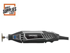 $59.50 – Home Depot 4200 Series 1.6 Amp Variable Speed Corded Rotary Tool Kit with 36 Accessories, 4 Attachments and Carrying Case Home Depot 4200 Series Rotary Tool Kit with accessories and carrying case