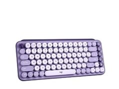 $49.99 – Logitech POP Keys Mechanical Wireless Keyboard w/ Customizable Emoji Keys & Multi-Device Bluetooth (Purple) – + Free Shipping Logitech POP Keys Mechanical Wireless Keyboard in purple