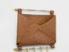 $12.50 – Threshold Entryway Organizer Wall Mounted Mail Holder w/ Hooks (Brown Faux Leather and Gold) – Lowest Price Ever at Target Threshold Entryway Organizer wall-mounted mail holder in brown faux leather and gold hooks