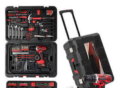 $119.99 – Ktaxon 599-Piece Portable Tool Set with Rolling Tool Box & 21V Max Cordless Power Drill Now at Walmart Ktaxon 599-Piece Portable Tool Set with Rolling Tool Box and Cordless Power Drill