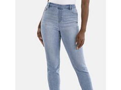 $4.49 – Time and Tru Women’s High Rise Straight Leg Denim Jegging (27.5″ Inseam, Sizes XS-XXXL, 3 Colors) from + Free S&H w/ Walmart+ or on $35+ or Free Store Pickup at Walmart Time & Tru Women's High Rise Straight Leg Denim Jeggings on sale at Walmart