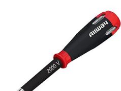 $4.52 – Allway Tools 5-In-1 Composite Shockproof Screwdriver w/ 4 Bits + Free Shipping w/ Prime or on $35+ ALLWAY SD41 5-in-1 Shockproof Safety Screwdriver in hand