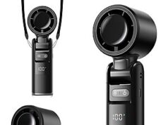 $7.94 – Lerat 3-in-1 4000mAh Portable Handheld Turbo Fan (Black) on Sale for + Free Shipping w/ Prime or on $35+ Lerat 3-in-1 Portable Handheld Turbo Fan in black