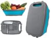 $13.48 – 9-in-1 HI NINGER Collapsible Cutting Board w/ Colander & Vegetable Slicer (Various) – + Free Shipping w/ Prime or on $35+ 9-in-1 HI NINGER Collapsible Cutting Board with Colander & Vegetable Slicer