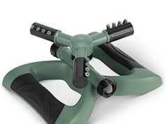 $13.24 – Prime Members: Amazon Basics Whirling Rotating Lawn Sprinkler with Adjustable Arms, 1500 sq ft Coverage, Black Amazon Basics Whirling Rotating Lawn Sprinkler with adjustable arms