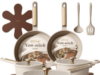 $49.99 – 14-Piece Carote Ceramic Nonstick Cookware Set w/ Utensils (Taupe) + Free Shipping 14-Piece Carote Ceramic Nonstick Cookware Set w/ Utensils in Taupe