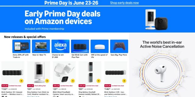 Early Prime Day Deals featuring AirPods Pro 3 and Google Pixel 10