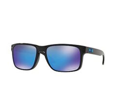 $82.00 – $82 – Oakley Mens OO9102 Holbrook Square Sunglasses,Polished Black/Prizm Sapphire, 57mm Oakley Men's Holbrook Square Sunglasses with Prizm Sapphire lens