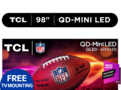 $1,998.00 – TCL 98″ Class QM7K Series QD-Mini LED QLED 4K UHD Smart Google TV (NEW, 2025) – 144Hz, Local Dimming, Audio by Bang & Olufsen – 98QM7K w/ free mounting $1998 FS @ Walmart TCL 98" Class QM7K Series TV with Bang & Olufsen audio