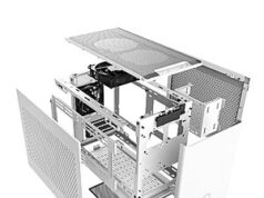 $60.19 – Cooler Master NR200 Mini-ITX PC Case w/ 330mm GPU Clearance & 280mm Radiator Support (White) cooler master nr200 miniitx product image