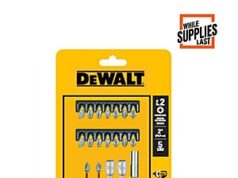$4.05 – DEWALT Maxfit 1 in. Carbon Steel Driving Bit Set (19-Pieces) with Bit Holder — , Free Shipping at Home Depot DEWALT Maxfit 1 in. Carbon Steel Driving Bit Set with Bit Holder