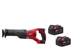 $199.00 – $199 Home Depot Milwaukee M18 18V Lithium-Ion Cordless SAWZALL Reciprocating Saw w/ (2) M18 5.0 Ah Batteries Milwaukee M18 Reciprocating Saw with two 5.0Ah batteries