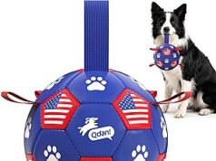 $9.99 – QDAN Dog Toys, Soccer Ball with Straps – Lowest Price Ever with Coupon Code QDAN Soccer Ball with Straps for dogs