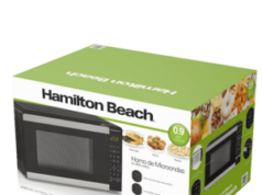 $59.00 – $59 FS WALMART Hamilton Beach 0.9 Cu ft Countertop Microwave Oven, 900 Watts, Stainless Steel, New (4.5/5 star rated) Hamilton Beach countertop microwave on sale at Walmart