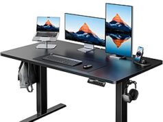 $60.00 – HUANUO 48″ x 24″ Height Adjustable Electric Standing Desk w/ 4 Memory Height Settings (Black) – Lowest Price Ever at Amazon with Clipped Coupon HUANUO electric standing desk in black