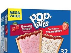 $7.13 – Amazon Offers 32-Count Pop-Tarts Frosted Toaster Pastries (Cherry & Strawberry) for + Free Shipping Pop-Tarts Frosted Toaster Pastries in Cherry & Strawberry flavors