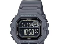 $23.97 – Casio WS-1400H Series Watch w/ 60-Lap Memory (Black) + Free Shipping w/ Prime or on $35+ Casio WS-1400H watch in black