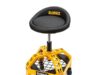 $89.45 – DEWALT 24 in. H x 16 in. W x 16 in. D Adjustable Shop Stool with Casters Now at Lowest Price Ever on The Home Depot DEWALT Adjustable Shop Stool with casters