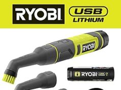 $29.97 – Ryobi USB Lithium Cordless Compact Detail Scrubber Kit w/ 2Ah Battery, Charging Cable & 3 Head Attachments + Free Shipping Ryobi USB Lithium Cordless Compact Detail Scrubber Kit with 2Ah Battery