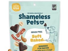 $2.39 – 6-Oz Shameless Pets Soft-Baked Dog Treats (Bananas for Bacon or Blueberry & Mint) w/ S&S + Free Shipping w/ Prime or on $35+ 6-Oz Shameless Pets Soft-Baked Dog Treats in Bananas for Bacon or Blueberry & Mint