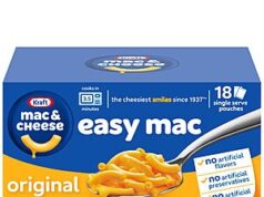$3.89 – Kraft Easy Mac and Cheese Microwavable Dinner (Original Flavor) at Discounted Price on Amazon Kraft Easy Mac Original Flavor Microwavable Dinner in a box
