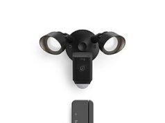 $99.99 – Ring Floodlight Cam Plus Wired Outdoor Security Camera (Black) + Outside Door Sensor (Black) – Lowest Price Ever at Amazon Ring Floodlight Cam Plus Wired Outdoor Security Camera and Outside Door Sensor in black