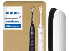 $199.99 – Philips Sonicare DiamondClean 9000 Electric Toothbrush – Sonic Toothbrush with App, Replacement Reminder, USB Charging Case 2-Pack, HX9912/71 Philips Sonicare DiamondClean 9000 Electric Toothbrush