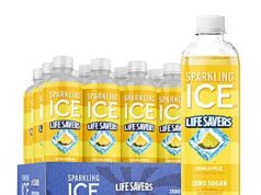 $11.29 – 12-Pack 17-Oz Sparkling Ice LIFESAVERS Zero Sugar Spine-Tingling Pineapple Sparkling Water at Record Low Price on Amazon 12-Pack 17-Oz Sparkling Ice LIFESAVERS Zero Sugar Pineapple Sparkling Water