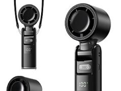 $6.99 – Lerat 4000mAh 3-in-1 Portable Handheld Turbo Fan w/ LED Display & Flashlight (Black or White) + Free Shipping w/ Prime or on $35+ Lerat 4000mAh 3-in-1 Portable Handheld Turbo Fan w/ LED Display & Flashlight (Black or White) + Fre