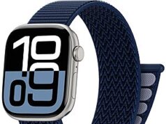 $1.99 – Firefit Nylon Sport Loop Band for Apple Watch 38/40/41/42/44/45/46/49mm (Midnight Blue) + Free Shipping w/ Prime or on $35+ Firefit Nylon Sport Loop Band for Apple Watch 38/40/41/42/44/45/46/49mm (Midnight Blue) + Free Ship
