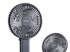 $11.39 – 6.5″ HandFan 4000mAh 180° Foldable 6-Speed Handheld Fan + Free Shipping w/ Prime or on $35+ 6.5" HandFan 4000mAh 180° Foldable 6-Speed Handheld Fan + Free Shipping w/ Prime or on +