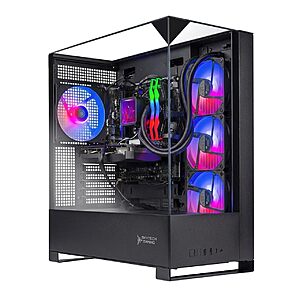 deal-1099 Skytech Gaming Shadow 5 Gaming PC, AMD 7 9700X 3.8GHz, RTX 5060 Ti 16GB VRAM, 1TB NVMe SSD, 16GB DDR