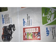 $100.00 – Starts July 24 – Nintendo eShop $100 GC (5 x $20) $79.98 – Sam’s Club Online Only Starts July 24 - Nintendo eShop GC (5 x ) - Sam's Club Online Only