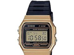 $17.97 – * | 35.2 mm Casio F-91W Series Men’s Digital Watch (Gold) at Amazon * | 35.2 mm Casio F-91W Series Men's Digital Watch (Gold) at Amazon