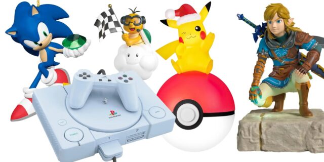 New 2026 Hallmark gaming ornaments now up for pre-order: PlayStation 1, Zelda, Mario, Pokémon, more