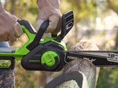$129.00 – Cover storm cleanup, firewood, pruning, more with Greenworks’ 24V 12-inch cordless electric compact chainsaw down at $129 Cover storm cleanup, firewood, pruning, more with Greenworks’ 24V 12-inch cordless electric compact
