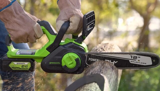 Cover storm cleanup, firewood, pruning, more with Greenworks’ 24V 12-inch cordless electric compact