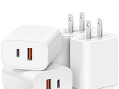 $9.98 – * | 4pk CXX 2-Port 20W USB-C + QC 3.0 USB-A Wall Adapters at Amazon * | 4pk CXX 2-Port 20W USB-C + QC 3.0 USB-A Wall Adapters at Amazon