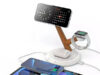 $11.96 – Atomi Magnetic Wireless Charging Stand 25W Qi2 with Wireless 15W iPhone, 3W Apple Watch, 3W iPods Charging Pads, USB-A + USB-C Ports, Dimmable Nightlight + Free Shipping Atomi Magnetic Wireless Charging Stand 25W Qi2 with Wireless 15W iPhone, 3W Apple Watch, 3W iPods Ch