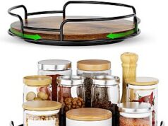 $14.38 – 2-Pack 9″+10″ WOWBOX Wood Lazy Susan Turntable Organizer + Free Shipping w/ Prime or on $35+ 2-Pack 9"+10" WOWBOX Wood Lazy Susan Turntable Organizer + Free Shipping w/ Prime or on +